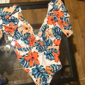 One piece bathing suit